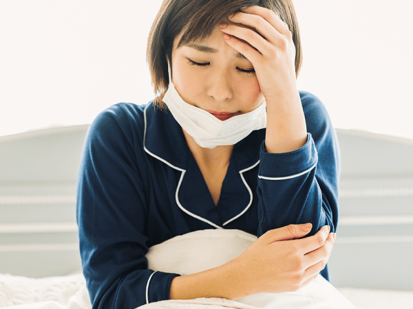 発熱のある患者